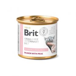 Brit Veterinary Diet hipoallergén konzerv macskákank 200 g - csui