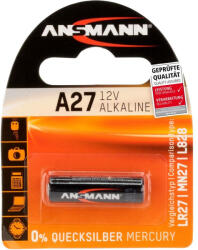 ANSMANN 1516-0001 ANSMANN A27/LR27 12V alkáli elem (1516-0001)