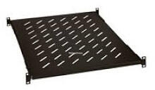 Legrand Rackszekrény polc - (19", 1U, fix, 1000 mm mély, 4 ponton rögzíthető, 50kg, Linkeo, Fekete) (646507) - bbmarket