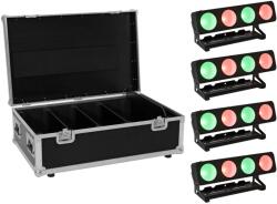 EUROLITE Set 4x LED PMB-4 COB QCL 30W Bar + Case (20000996)