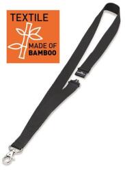 Durable Nyakbaakasztó, karabinerrel, DURABLE "ECO", fekete (824001)