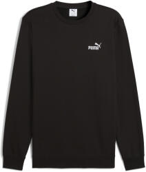 PUMA Férfi Futás Pulóver Kereknyakú, Bordázott Mandzsetta Essentials Small No. 1 Logo fekete