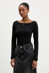 Tommy Hilfiger hosszú ujjú fekete, DW0DW21548 - fekete XS