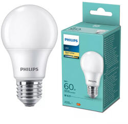 Philips E27 LED 8W 806lm 2700K melegfehér 180° - 60W LED izzó (8719514442900)