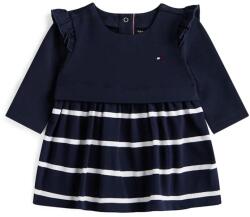 Tommy Hilfiger baba pamut ruha sötétkék, mini, harang alakú, KN0KN02066 - sötétkék 56