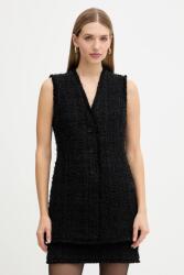 BOSS mellény gyapjú keverékből - fekete 40