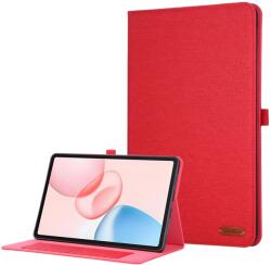  FABRIC cu balamale husă pentru Honor Pad 10 roșu