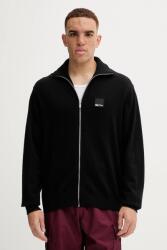 Karl Lagerfeld Jeans kardigán gyapjú keverékből fekete, A4M18031 - fekete M