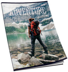 Connect Füzet A4, 40lap, kockás 80g. Connect Matt + UV lakk borító, - delfinbuvar