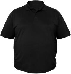 Miners Mate supersize Uniszex nagyméretű galléros póló - Fekete | 6XL (MYS410-1000386065)