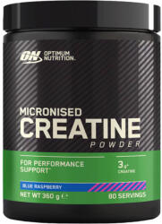 Optimum Nutrition Micronized Creatine Powder 360 g, zmeură albastră