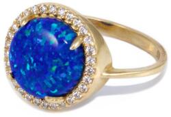 Ékszershop Opál és cirkónia köves arany gyűrű (1325801)