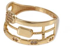 Ékszershop Áttört köves fantázia arany gyűrű (1325807)