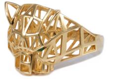 Ékszershop Párducfejes arany gyűrű (1326427)