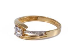 Ékszershop Köves arany eljegyzési gyűrű (1325810)
