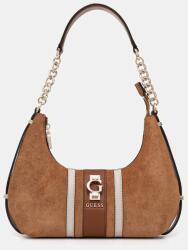 Guess velúr táska ERENIA - barna Univerzális méret - answear - 45 990 Ft
