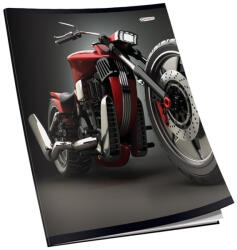 Connect Füzet A4, 40lap, sima 80g. Connect Matt + UV lakk borító, - delfinbuvar