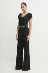 Liu Jo kezeslábas fekete, v-nyakú, TA5213 MS014 - fekete S