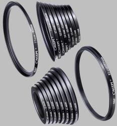 K&F Concept K&F 18 db szűrőmenet adapter készlet (SKU0629)