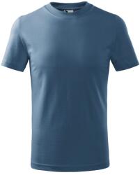 MALFINI Basic Gyermek póló - Denim | 146 cm (10 éves) (1386011)