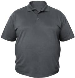 Miners Mate supersize Uniszex nagyméretű galléros póló - Antracit | 6XL (MYS410-1000386081)