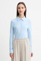 Tommy Hilfiger ing galléros, fehér, slim, WW0WW43528 - kék S