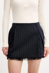 Pinko szoknya gyapjúkeverékből - sötétkék 34