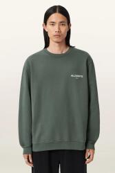 AllSaints pamut melegítőfelső zöld, mintás, M021ND - zöld M
