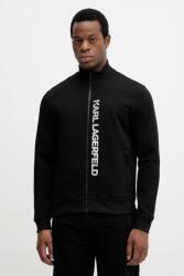 KARL LAGERFELD pamut melegítőfelső - fekete S - answear - 47 990 Ft