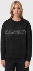 AllSaints felső fekete, nyomott mintás, W052JE - fekete M