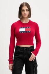 Tommy Hilfiger pulóver bordó, DW0DW21690 - rózsaszín XS