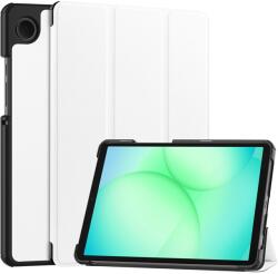  LEATHER Cu balamale husă pentru Samsung Galaxy Tab A11 alb