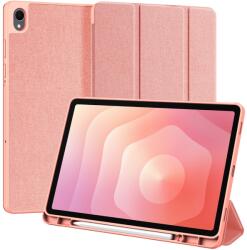 Dux Ducis DOMO husă cu clapetă pentru Samsung Galaxy Tab S11 roz