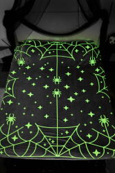 KILLSTAR plaid (cuvertură) KILLSTAR - Spider Space Glow - Black - KSRA011347 Lenjerie de pat