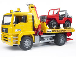  MAN TGA autómentő teherautó terepjáróval