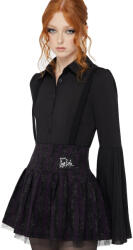 KILLSTAR Fustă de damă KILLSTAR x CORPSE BRIDE - Haunted Phase - Purple/Black - KSRA013335
