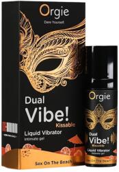 Orgie Dual Vibe - unisex folyékony vibrátor - Sex on the Beach (15ml) - sexshopcenter
