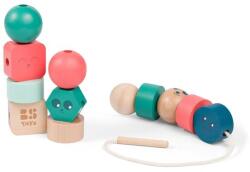 BS Toys Margele mari de insirat din lemn, Junior Beads (BSGA533)