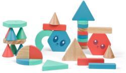 BS Toys Blocuri de constructie din lemn, 36 de piese, BS Toys (BSGA521)