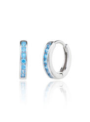  Ezüst gyerek karika fülbevaló - átm. 12 mm (AG28606) E-DS0001