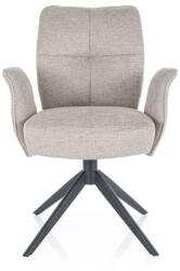 SIGNAL MEBLE Wing Brego étkező szék fekete láb/ svilágos bézs 31