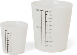 Tchibo - 2 mérőpohár - fehér