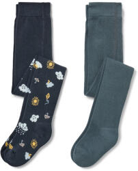 Tchibo - 2 harisnyanadrág kisgyerekeknek - kisgyerek - méret 74/80 - kék