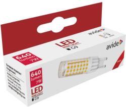 Avide LED 7W G9 220° WW, 3000K, meleg fehér, 640 lumen, Fekvő (A6026)