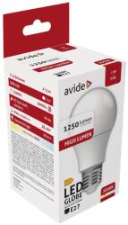 Avide LED Globe A60 11W E27 lámpa, meleg fehér, WW, 3000K, 1250 lumen (A0327)