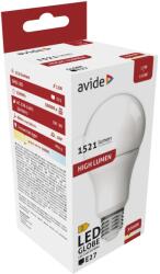 Avide LED Globe A60 13W E27 lámpa, meleg fehér, WW, 3000K, 1521 lumen (A0886)