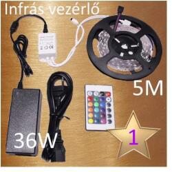 Vled Bronz 1 (5050 SMD 30led/m szalag + vezérlő + táp) (RGB-szett-2)