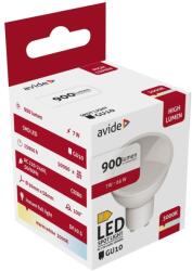Avide LED Spot Alu+plastic, 7W, GU10, 100 °, WW, 3000K, meleg fehér, 900 lumen (A0760)