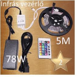  Bronz 2 (5050 SMD 60led/m szalag + vezérlő + táp) (RGB-szett-1)