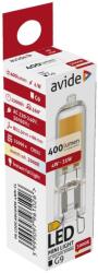 Avide LED 4W G9 COB 360° WW, 3000K, meleg fehér, 400 lumen (A1026)